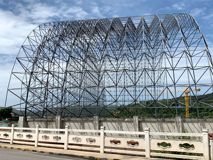 德兴山寨矿储煤棚网架